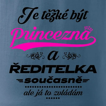 Je těžké být princezna - ředitelka