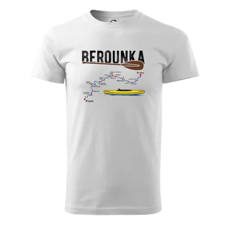 Mapa řeky Berounky