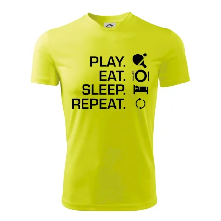 Stolní tenis - eat sleep