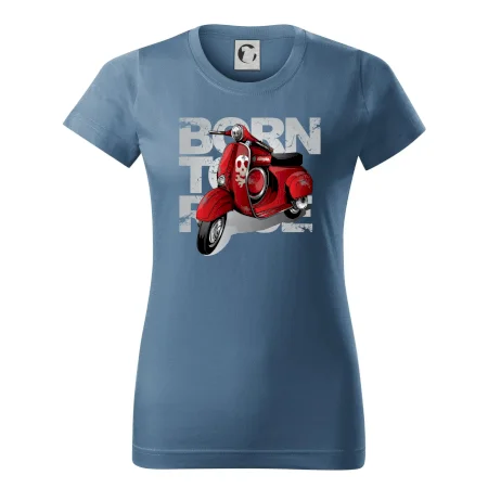 Scooter born to ride red