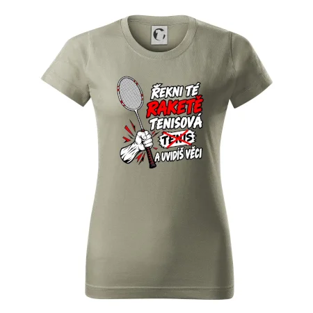 Badmintonová raketa není tenisová