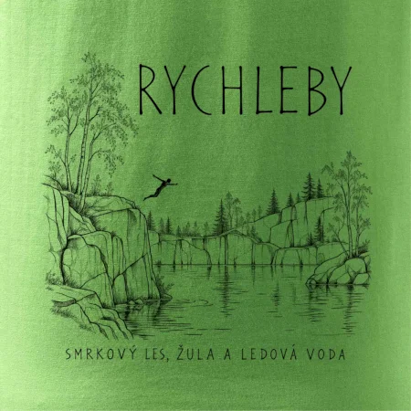 Rychleby smrkový les žula a ledová voda