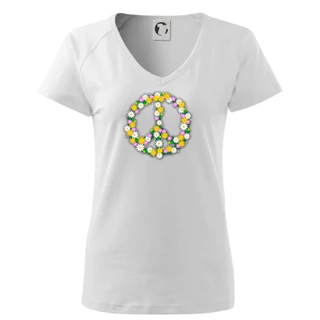 Peace symbol kopretiny
