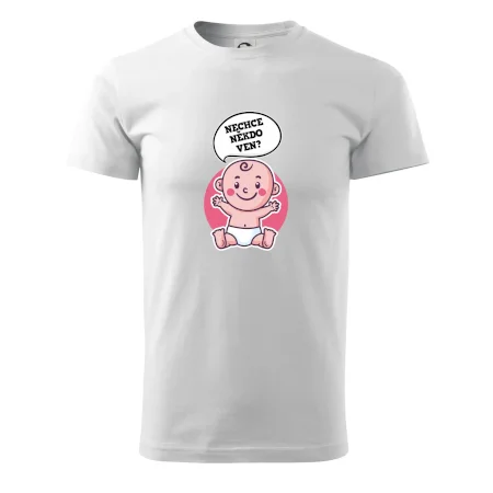 Nechce někdo ven - Triko pro porodní asistentku