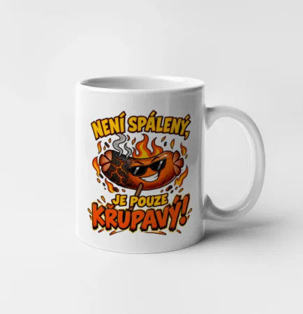 Není spálený, je pouze křupavý!