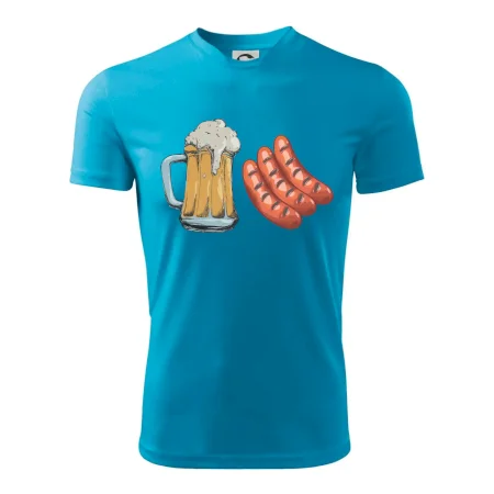 Pivo a klobása