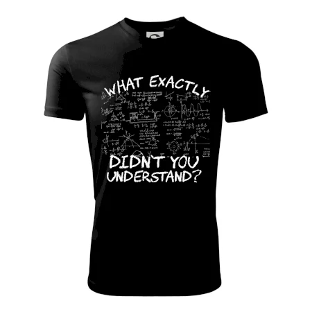 What exactly didnt you understand - physics