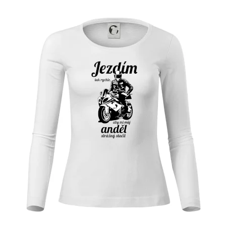 Silniční motorka - jezdím tak rychle, aby mi můj anděl strážný stačil