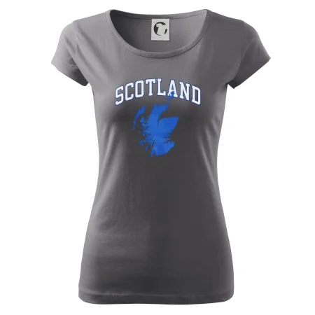 Scotland nápis s mapou