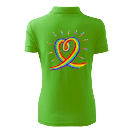 Srdce pride duha kreslená