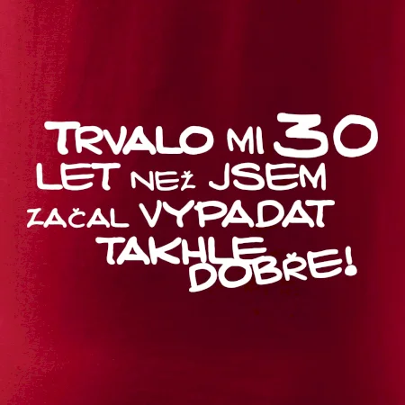Trvalo mi 30 let než jsem začal vypadat takhle dobře