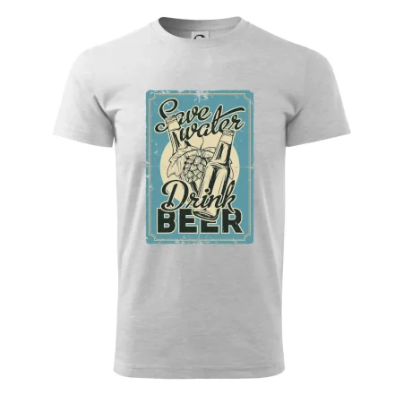 Save water drink beer poster