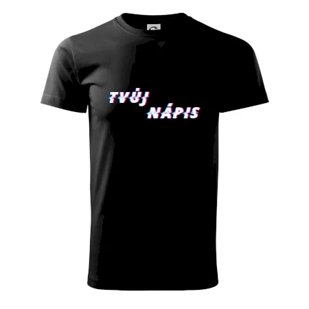 Glitch font - tvůj nápis