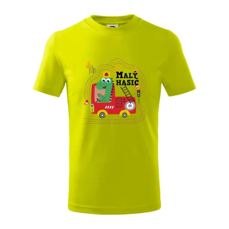 Malý hasič - auto a dinosaurus