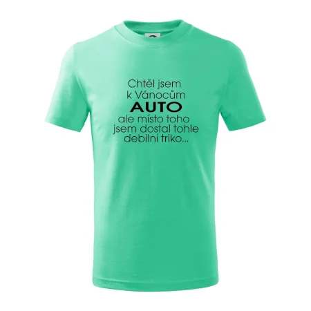 Chtěl jsem k Vánocům auto