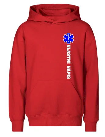 Hvězda života - vlastní nápis vpředu a vzadu