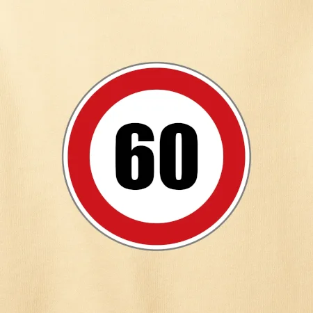 Dopravní značka - omezení rychlosti 60