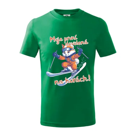 Moje první dovolená na horách oranžová liška
