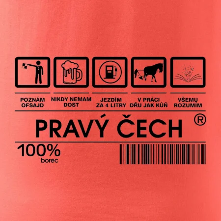 Čárový kód  - Pravý Čech