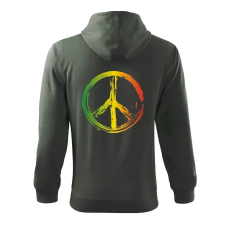 Peace symbol paint