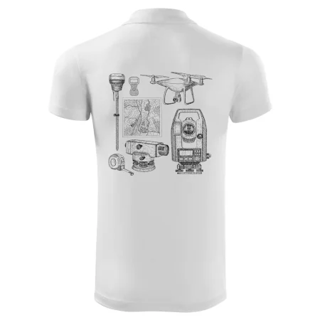 Geodet teodolit dron
