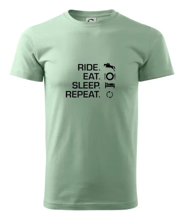Ride Eat Sleep Repeat koně