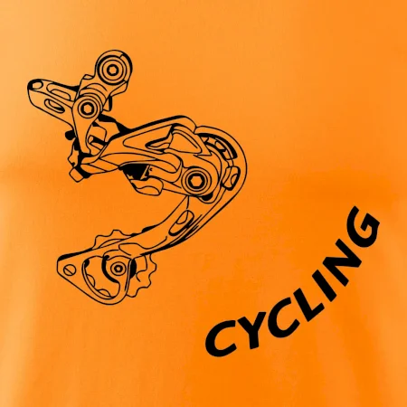 Cycling nápis šikmo