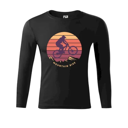 MTB barevné kolo západ slunce