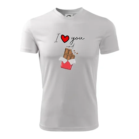 I love you and chocolate