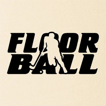 Floorball nápis rovný
