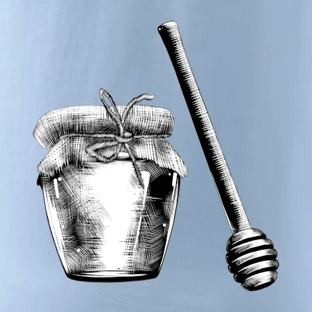 Med ve sklenici