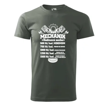 Mechanik - hodinová sazba