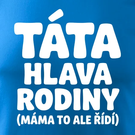 Táta - hlava rodiny  (máma to,  ale řídí)