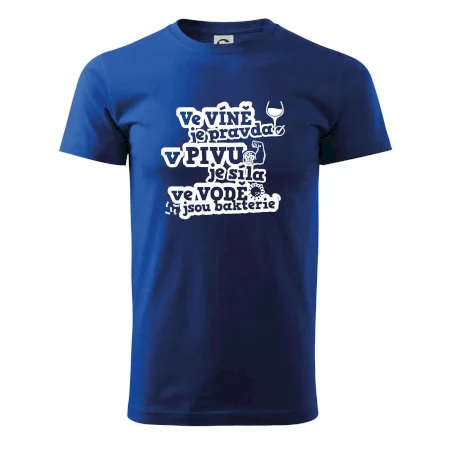 Ve víně je pravda, v pivu síla, ve vodě bakterie