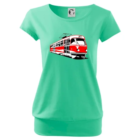 Tramvaj T3R barevná