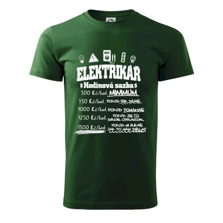 Elektrikář hodinová sazba