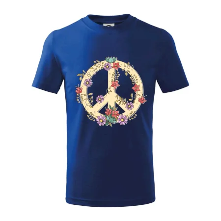 Peace symbol pískový