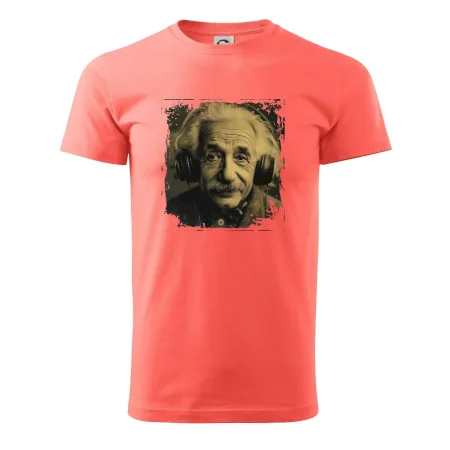 Albert se sluchátky