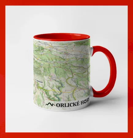 Hrnek - Orlické hory mapa