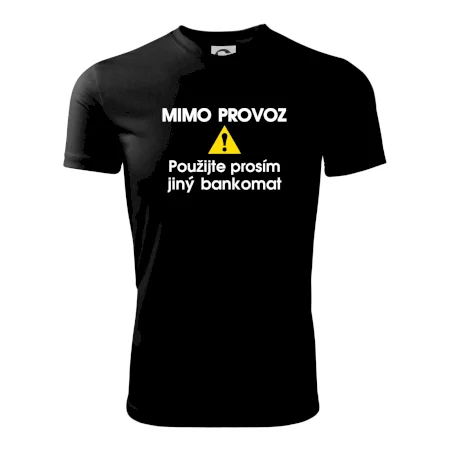 Mimo provoz - použijte jiný bankomat