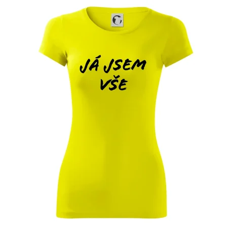 Nápis Já jsem vše!