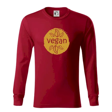 Vegan hnědá kruh