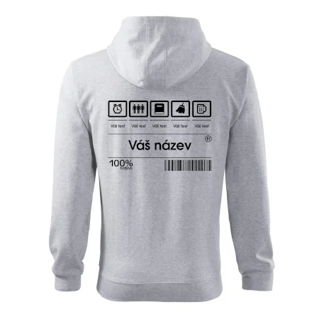 Čárový kód - Vlastní text