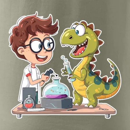 Chemik a dinosaurus - kluk / holka