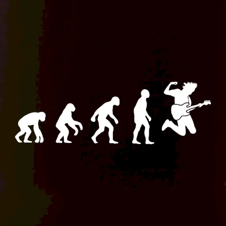 Evoluce kytarista - výskok