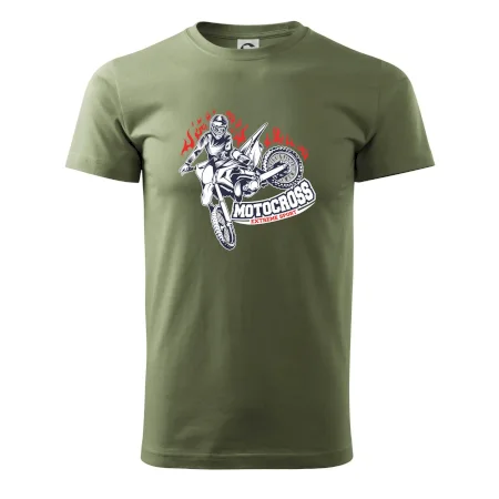 Motocross extreme sport fire