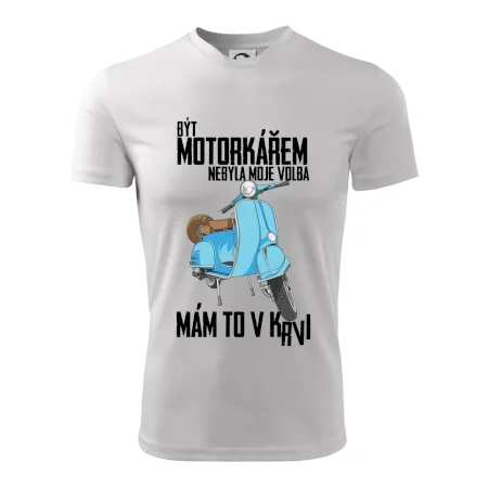 Být motorkářem nebyla moje volba skútr