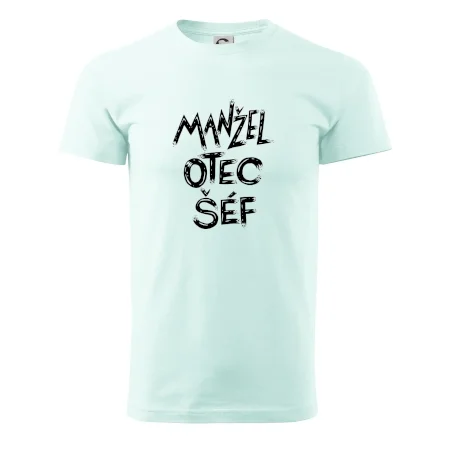 Manžel otec šéf - nápis štětkou (Pecka design)