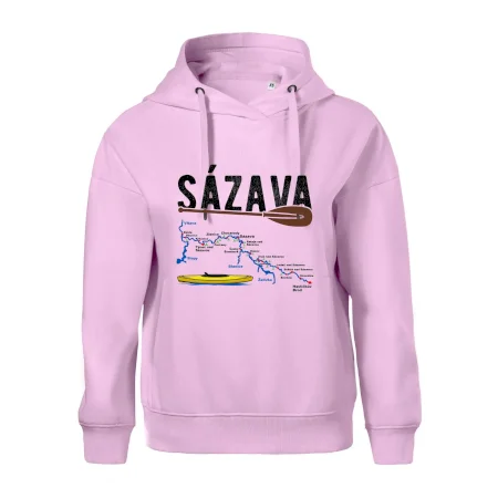 Mapa řeky Sázavy