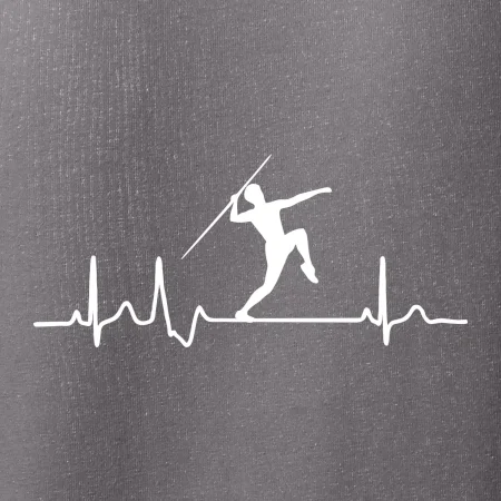 EKG hod oštěpem muž